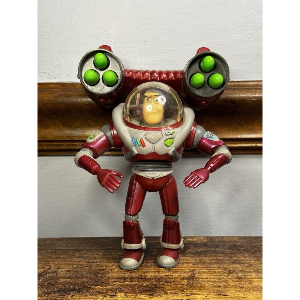 Disney Rocket Force Triple Threat Buzz Lightyear Toy Story 2 Figure - COMPLETE!